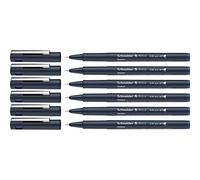 Schneider Pictus Fineliner (tratto 0,05 mm), confezione da 6 pezzi, blu