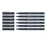 Schneider Pictus Fineliner (tratto 0,7 mm), confezione da 6 pezzi, verde
