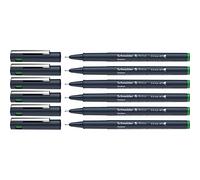 Schneider Pictus Fineliner (tratto 0,9 mm), confezione da 6 pezzi, verde