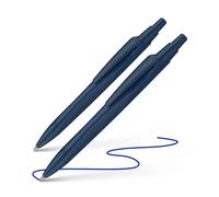 Schneider Reco 73183 - Penna a sfera in plastica riciclata, con angelo blu, 2 pezzi, colore: Blu