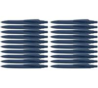 Schneider Reco - Penna a sfera in plastica riciclata conAngelo blu, confezione da 20 pezzi, colore: Blu