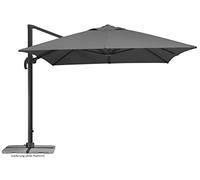 Schneider Rhodos Grande 2025 - Ombrellone Rettangolare, 400 x 300 cm, Struttura in Alluminio, Rivestimento in Poliestere, 26.6 kg, Antracite