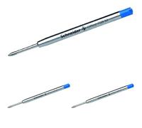Schneider - Ricarica per penna a sfera Office 708, tratto medio, inchiostro che non stinge, colore: Blu (Confezione da 3)