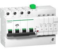 Schneider Scaricatore di Sovratensione Modulare A9L16294 - 3 Poli + N, 350 V ...