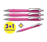 Schneider Schreibgeräte 4 pz. Slider Rave XB 132554 Penna 0.7 mm Colore di