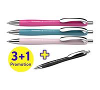 Schneider Schreibgeräte 4 pz. Slider Rave XB 132564 Penna 0.7 mm Colore di
