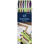 Schneider Schreibgeräte Penna roller Fineliner Xpress 08 Karton-Etui 6 Stück
