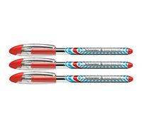 SCHNEIDER Set di 3 penne a sfera Slider XB, colore: Rosso
