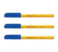 Schneider Set di 3 penne a sfera Tops 505 PTE fine blu