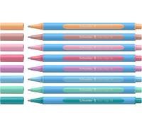 Schneider Slider Edge Pastell XB - Penna a sfera triangolare, tratto XB, 8 pezzi