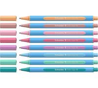 Schneider Pen – Penna a sfera Slider Edge Pastell XB – triangolare – 8 pezzi, colori assortiti