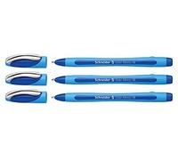 Schneider Slider Memo XB - 3 penne a sfera a punta tonda, colore: blu