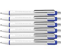 Schneider Slider Xite 133286 - Penna a sfera (colore inchiostro: blu, tratto XB, mine per documento), 6 pezzi, blu, 6 pezzi