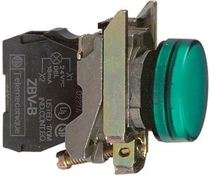 SCHNEIDER SPIA VERDE 230V LED INTEGRATO LUCE FISSA, XB4BVM3