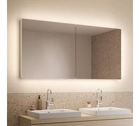 Schneider STYLE TW Armoire de toilette avec éclairage LED, 2 portes, 141,5x71,5x12cm, 194.140.02.02, 194.140.02.02, Versione: Standard UE/corpus bianco