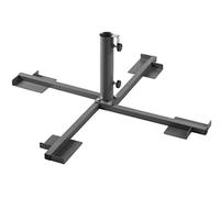 Schneider Supporto Piatto Plus per Pannelli di vialetto, 822-15, Antracite, Acciaio, 3,6 kg