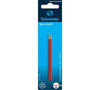 Schneider Take 4 - Ricariche per penna a sfera 2 pezzi Colore: rosso
