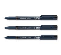 Schneider Topball 811 - Penna a sfera ricaricabile, 0,5 mm, inchiostro nero | Ricaricabile, 92% plastica riciclata, scrittura liscia da 0,5 mm, uso domestico, lavoro e ufficio