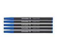 Schneider Topball 850 - Penna roller a sfera (formato euro, tratto 0,5 mm) (5 pezzi, blu)