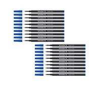 Schneider Topball 850 Ricarica per penna roller (formato Euro, spessore del tratto 0,5 mm) (20 pezzi blu)
