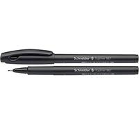 Schneider Set di 3 PENNARELLI Fineliner PTE topliner 967 fine 04 Nero