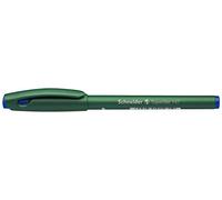 Schneider Topwriter 147 - Penna a sfera con punta in fibra, 0,6 mm, colore: Blu