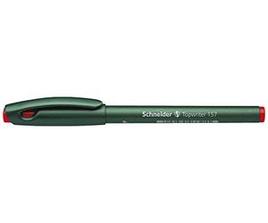 Schneider Topwriter 157 - Pennarello, 0,8 mm, rosso