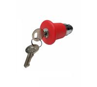 Schneider zb2bs944 testa pulsante a fungo rosso d 40mm con sblocco a chiave