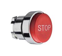 Schneider ZB4BL434 Testa Pulsante Rosso ''stop'', Bianco