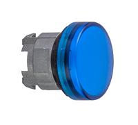 Schneider ZB4BV063 Testa Lampada Spia Blu LED, Bianco