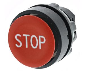 Schneider ZB5AA434 Testa Pulsante Rosso ''stop'', Bianco