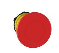Schneider zb5at84tq Front elemento rotondo pulsante a fungo di emergenza Halt/Arresto di emergenza diametro 40, Comando Sblocco, Rosso, Diametro 22 cm