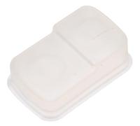 Schneider ZBA710 Cappuccio in Silicone Doppio Tasto, Bianco