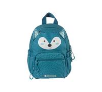 Schneiders 49460-064 - Zaino per bambini Mini Wolf, circa 18,5 x 27 x 11 cm, zaino per bambini con volume di 6 litri, 2 scomparti e 2 tasche laterali, blu