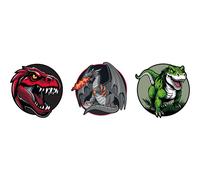 Schneiders accessori per lo zaino Patches 3 teilig Dino Dragons