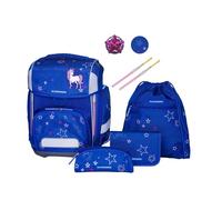 Schneiders zaino della scuola Ergolite Set 9 -pezzi Shooting Star blu scuro