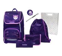 Schneiders zaino della scuola zaino per il tempo libero Ergoplus 2in1 Schulranzen Set 7 -pezzi 22L Flashlight porpora