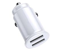 Schnelllade-Autoadapter, Schnelllade-Autoladegerät, Multiport-Autoadapter 3,1 A Autoladeanschluss, Autotelefon-, Schnellladung, 2-Port-Autoladegerät, Autozubehör für Laptops