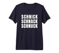 Schnick Schnack Schnuck German Humor Men Women Gift Maglietta Premium