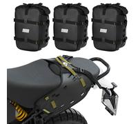 SCHNORR BagHub Compatibile con Ducati DesertX, 3x BumberBag 18L Base Bagagli