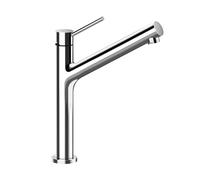 Schock 510000CHR Cucina Dion, Cromato - Rubinetto ad Alta Pressione con erogatore Fisso e Posizione di erogazione Elevata, Cromo, 19.4 x 8 x 29.3 cm