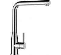 SCHOCK | Miscelatore Keto con Doccia Monocomando Canna a Ponte Dritta con Doccetta Estraibile, Acciaio Inox Massiccio, h325