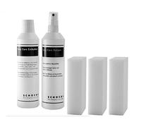 Schock 629018 - Set Pulizia Easy Care, Balsamo Anticalcare + 3 Magic Sponge per Pulizia Lavelli in Cristalite Plus-Cristadur Extreme, 250 ml