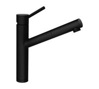 Schock Altos rubinetto da cucina, estraibile, orientabile, 529120PUR, Altos nero opaco [Rubinetteria da Cucina > Rubinetti da Cucina]
