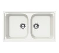 Lavello FOMN200A58 2 Vasche Dimensioni 86x50 cm colore Avena serie Formhaus