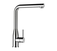 SCHOCK | Miscelatore Keto con Doccia Monocomando Canna a Ponte Dritta con Doccetta Estraibile, Acciaio Inox Massiccio, h325