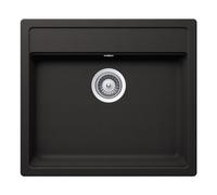Schock Lavello 1 vasca (57x51cm) NEMO Nero assoluto Ruvido opaco NEMN100013
