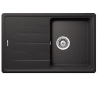 Schock Primus C200 PRIC200AP13 Lavello 2 vasche angolo sopratop/sottotop 84 x 84 x 50 con gocciolatoio destro - nero assoluto
