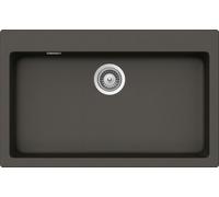 SCHOCK Lavello 1 Vasca, Linea PRIMUS N100 XL, 79X50 cm, Installazione Standard / Sottotop Positivo, Cristalite Asphalt - PRIN100AP43