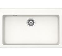SCHOCK Lavello 1 Vasca, Linea PRIMUS N100 XL, 79X50 cm, Installazione Standard / Sottotop Positivo, Cristalite Bianco Assoluto - PRIN100AP01